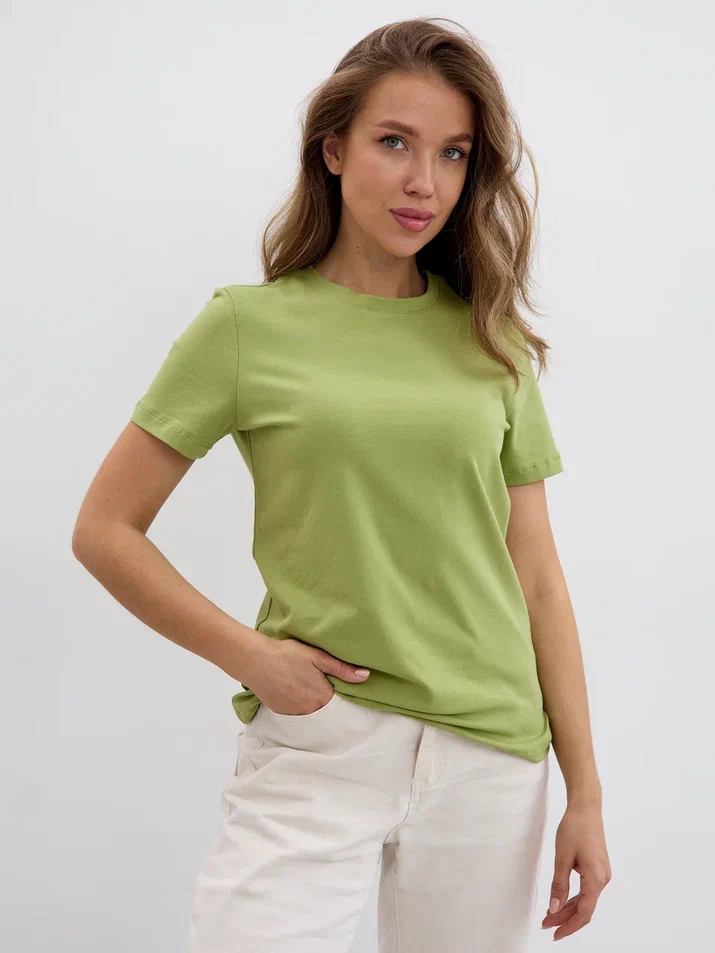 Футболка SLIM, травяная