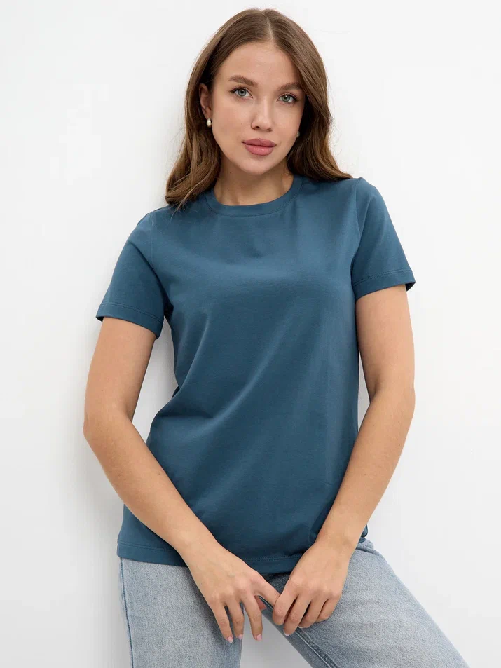 Футболка SLIM, синяя