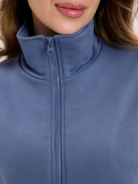 Спортивный костюм с начесом, синий