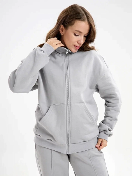 Спортивный костюм с начесом, серый