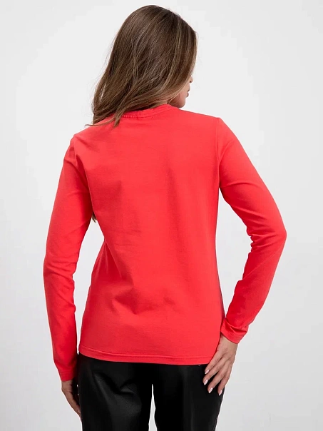 Лонгслив BASE, коралловый