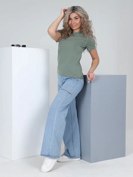 Футболка SLIM, оливковая