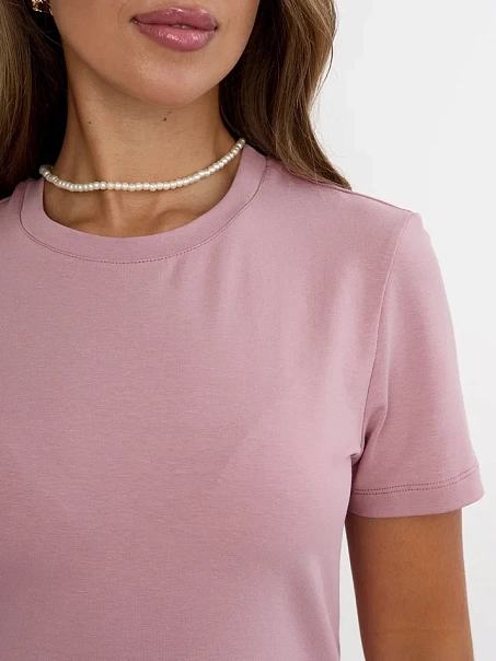 Футболка SLIM, розовая