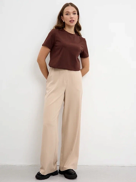 Футболка SLIM, шоколадная