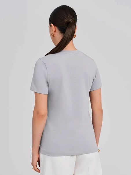 Футболка SLIM, светло-серая
