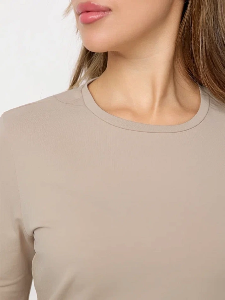 Лонгслив BASE, какао