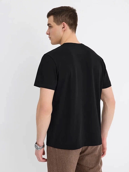 Мужская футболка, черная