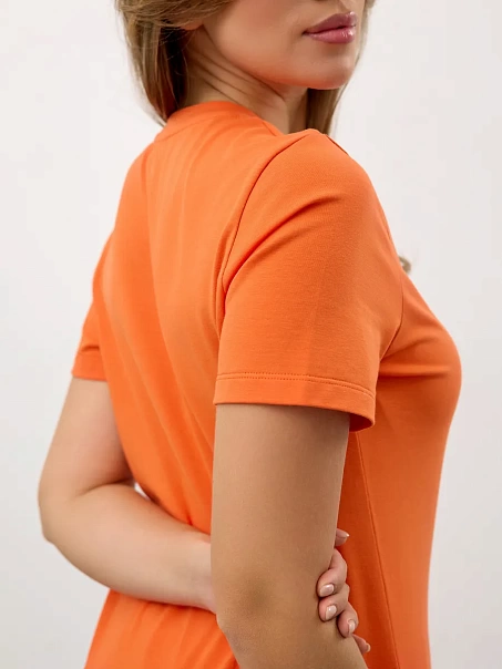 Футболка SLIM, оранжевая